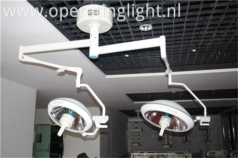 Dual lamp head halogen lamp